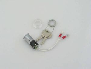 KEYSWITCH - FOR FAN, CHROME, KEY REMOVABLE, W/ CABLE