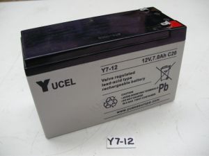 YUCEL BATTERY 12VOLT 7.0AH
